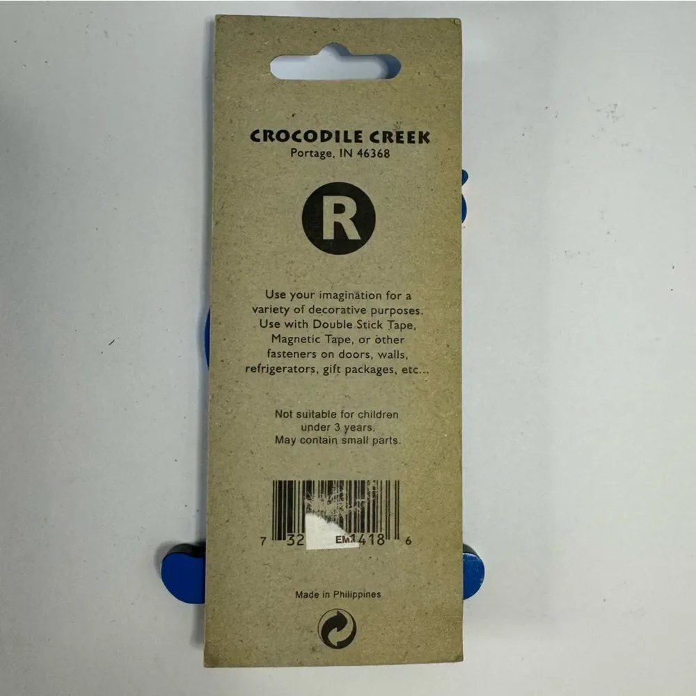Vintage Crocodile Creek Clown Letter R Decor